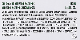 Żel pod prysznic Cytrusowa werbena - L'Occitane Verbena Shower Gel — Zdjęcie N2