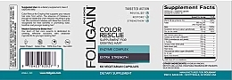 Suplement diety przeciw siwym włosom, kapsułki - Foligain Color Rescue Supplement For Graying Hair — Zdjęcie N3