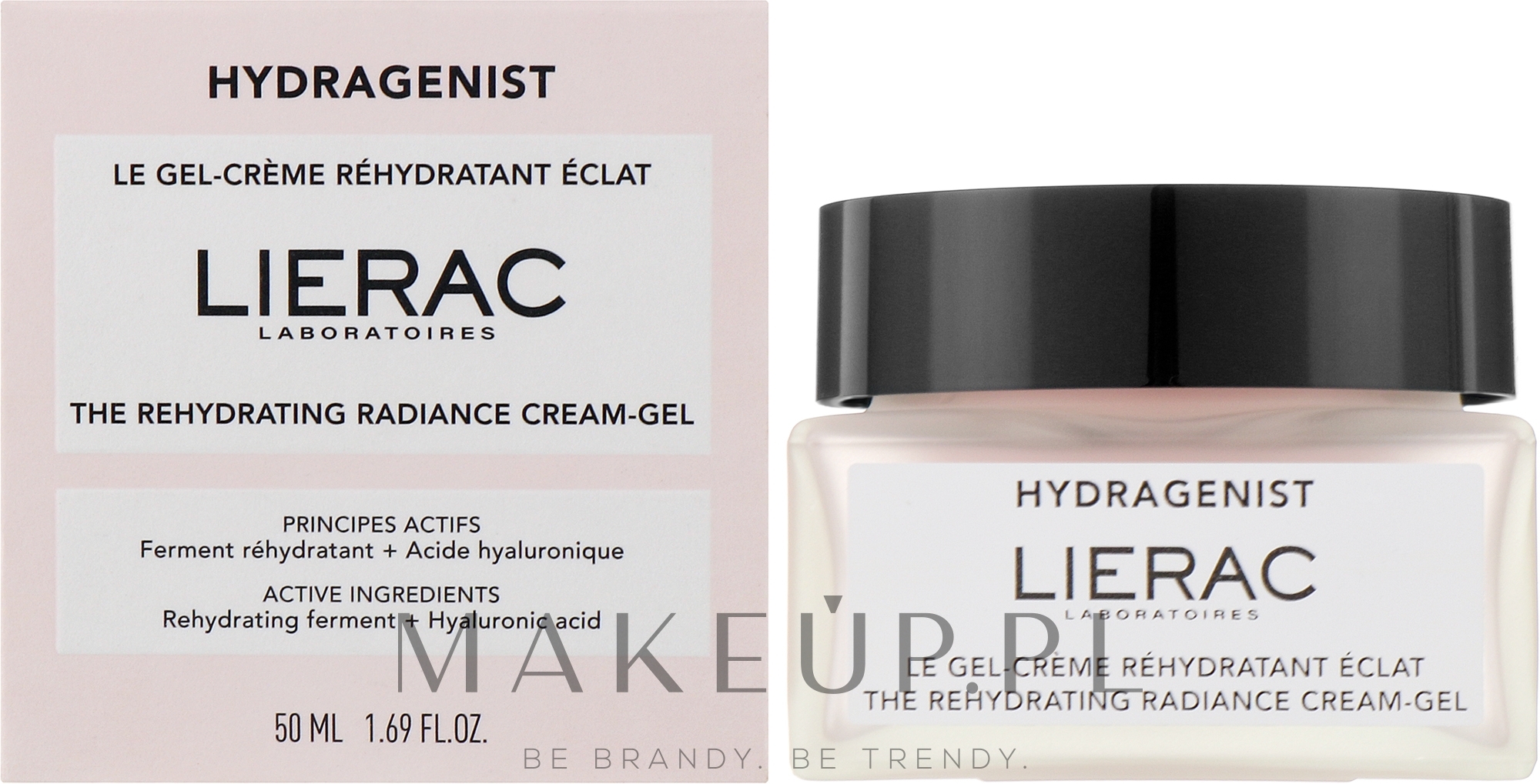 Nawilżający krem-żel do twarzy - Lierac Hydragenist The Rehydrating Radiance Cream-Gel — Zdjęcie 50 ml
