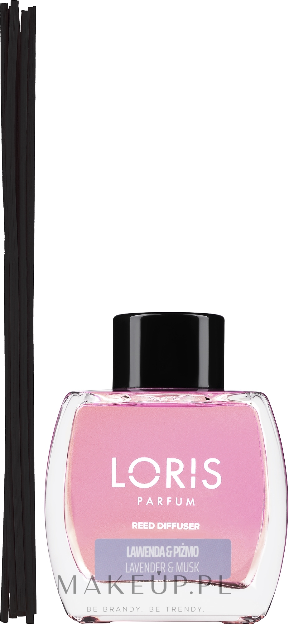 Dyfuzor zapachowy Lawenda i piżmo - Loris Parfum Reed Diffuser Lavender & Musk — Zdjęcie 120 ml