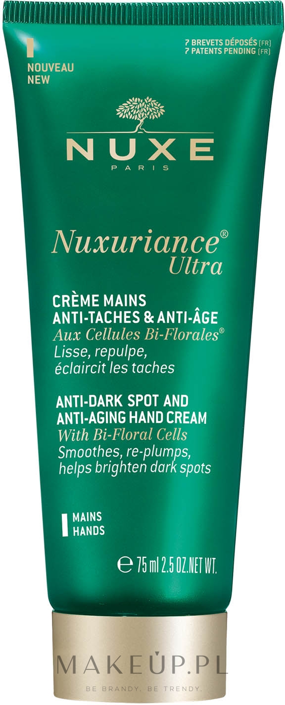 Przeciwstarzeniowy krem do rąk redukujący przebarwienia - Nuxe Nuxuriance® Ultra — Zdjęcie 75 ml