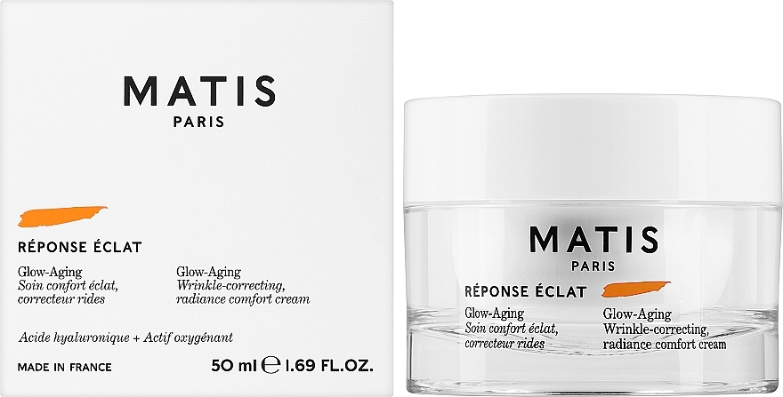 Krem do twarzy i szyi dla rozświetlonej skóry - Matis Reponse Eclat Glow-Aging Comfort Radiance — Zdjęcie N2