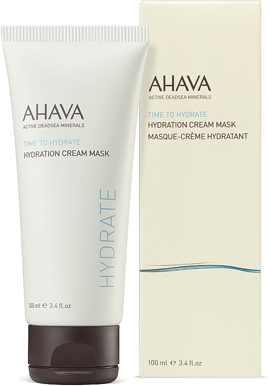 Krem-maska nawilżająca do twarzy - Ahava Time to Hydrate Hydration Cream Mask — Zdjęcie N2