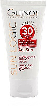 Przeciwstarzeniowy krem ​​przeciwsłoneczny do twarzy - Guinot Age Sun Anti-Ageing Sun Cream Face SPF30 — Zdjęcie N1