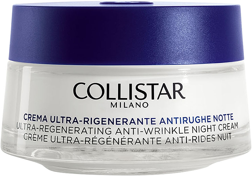 Ultraregenerujący krem do twarzy na noc - Collistar Ultra-Regenerating Anti-Wrinkle Night Cream