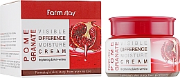 Krem rozjaśniający z ekstraktem z granatu - Farmstay Pomegranate Visible Difference Moisture Cream — Zdjęcie N1