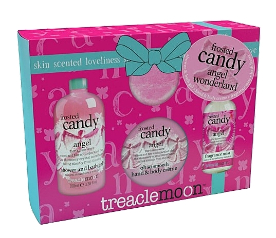 Zestaw - Treaclemoon Frosted Candy Angel Wonderland (sh/gel/100ml + bath/bomb/80g + b/spray/100ml + b/cr/50g) — Zdjęcie N1