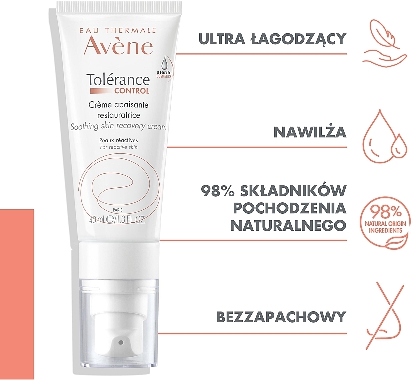 Krem łagodząco regenerujący do twarzy - Avene Tolerance Control — Zdjęcie N5