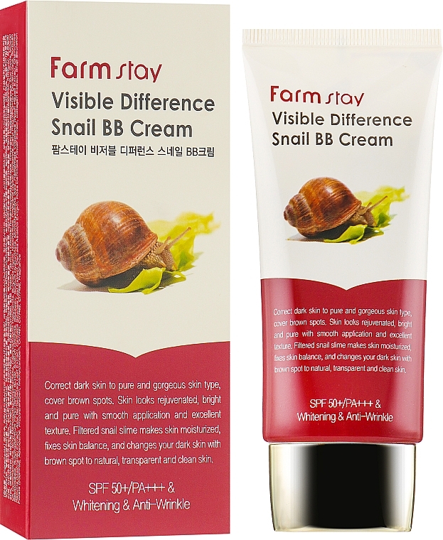 BB-krem - FarmStay Visible Difference Snail BB Cream