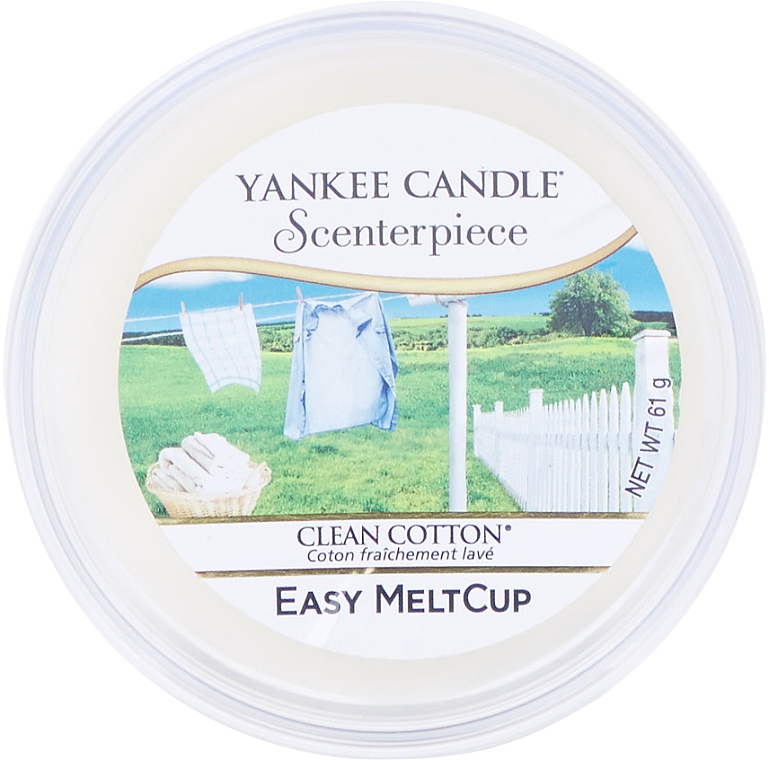 Wosk zapachowy - Yankee Candle Clean Cotton Scenterpiece Melt Cup — Zdjęcie N1
