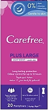 Kup Wkładki higieniczne, 20 szt. - Carefree Plus Large Light Scent