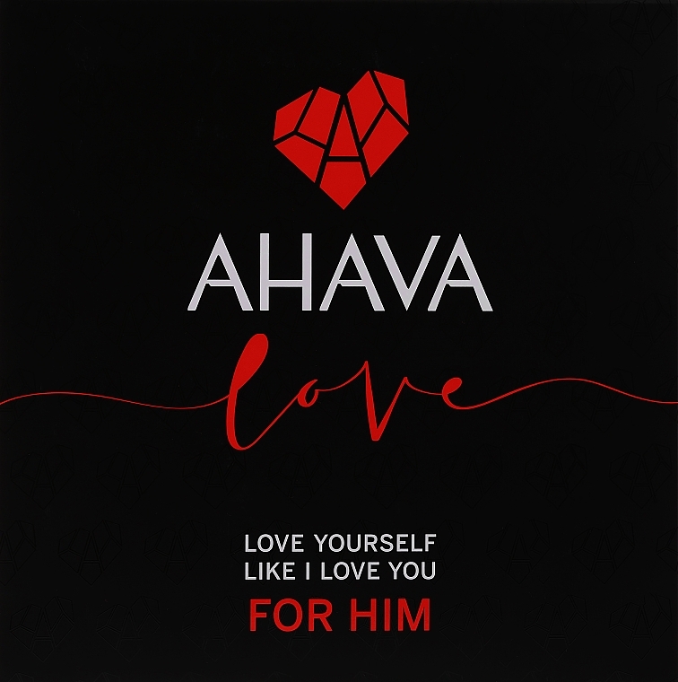 Zestaw dla mężczyzn - Ahava Love Yourself Like I Love You For Him (sh/gel/200ml + h/cr/100ml + ash/gel/50ml) — Zdjęcie N1