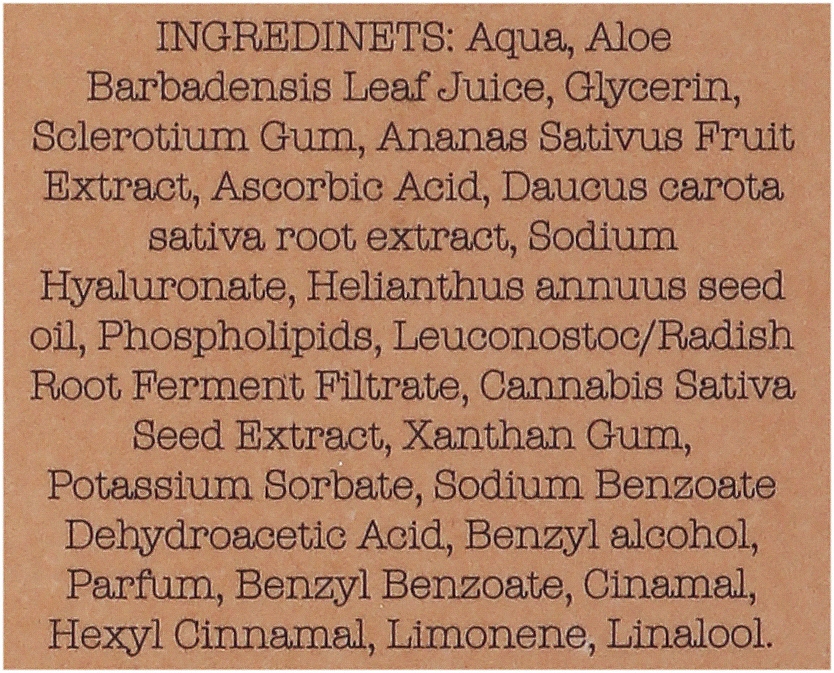 Serum w sprayu do twarzy z olejkiem różanym - London Botanical Laboratories Vitamin C + CBD Serum — Zdjęcie N3