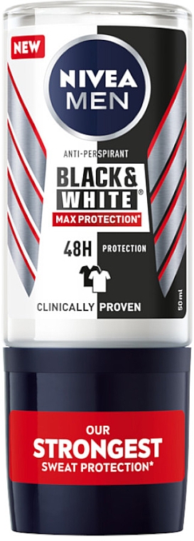 Antyperspirant dla mężczyzn Black & White - NIVEA MEN Max Pro 48H Antiperspirant Roll-On — Zdjęcie N1
