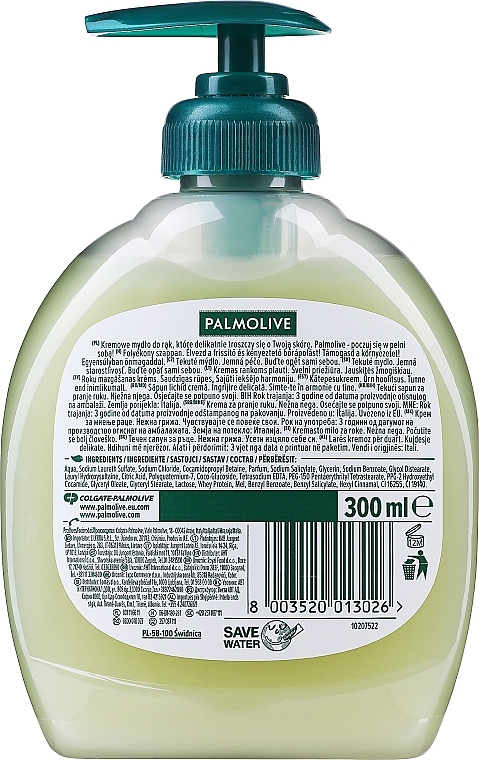 Mydło w płynie do rąk zapas 1l - Palmolive Naturals Milk & Honey  — Zdjęcie N2