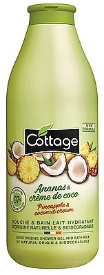 Żel pod prysznic - Cottage Pineapple&Coconut Cream — Zdjęcie N1