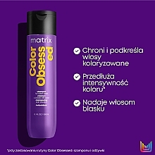 Szampon chroniący kolor do włosów farbowanych - Matrix Total Results Color Obsessed Shampoo — Zdjęcie N4