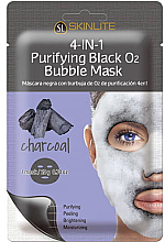 Kup Bąbelkująca maska w płachcie do twarzy z węglem aktywnym - Skinlite Purifying Black Bubble Mask