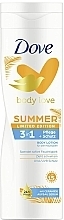 Kup Balsam do ciała Love Summer - Dove Body Lotion with UVA/UVB Protection SPF15