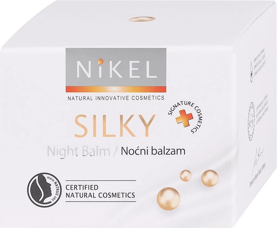 Balsam do twarzy na noc - Nikel Silky Night Balm — Zdjęcie N1