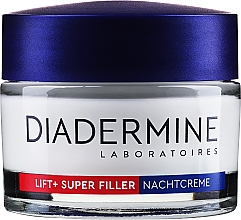 Kup Hialuronowy krem przeciwzmarszczkowy na noc - Diadermine Lift+ Super Filler Hyaluron Anti-Age Night Cream