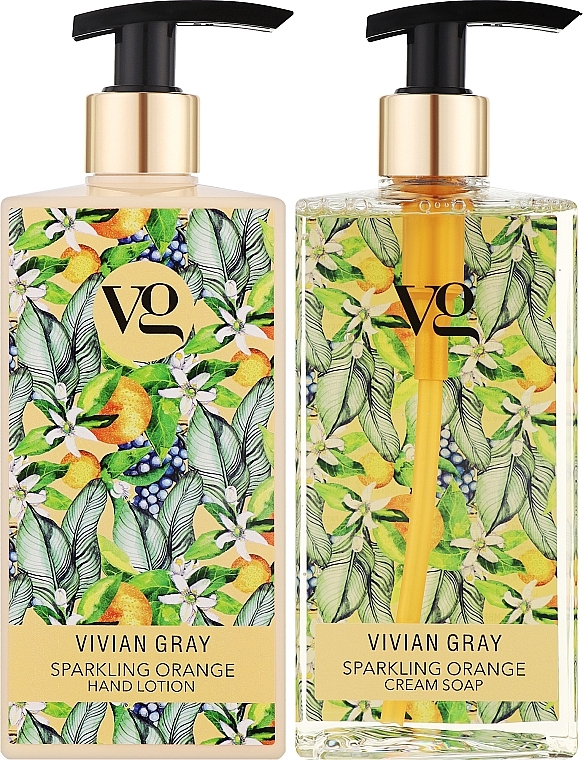 Zestaw - Vivian Gray Sparkling Orange (h/soap/350ml + h/lot/350ml) — Zdjęcie N2