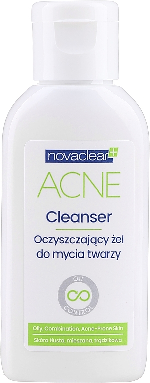 PREZENT! Oczyszczający żel do mycia twarzy - Novaclear Acne Cleanser — Zdjęcie N1