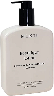 Łagodny balsam do rąk i ciała - Mukti Organics Botanique Lotion — Zdjęcie N1