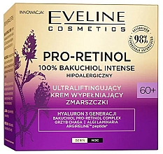 Kup Ultraliftingujący krem wypełniający zmarszczki 60+ - Eveline Cosmetics Pro-Retinol 100% Bakuchiol Ultralifting Cream