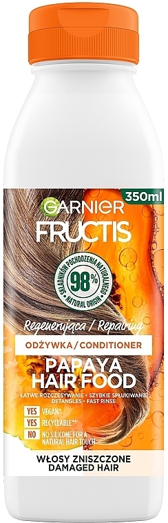 Balsam-odżywka do zniszczonych włosów Papaja - Garnier Fructis Superfood