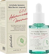 Łagodzące serum nawilżające do twarzy - Axis-Y Artichoke Intensive Skin Barrier Ampoule — Zdjęcie N2