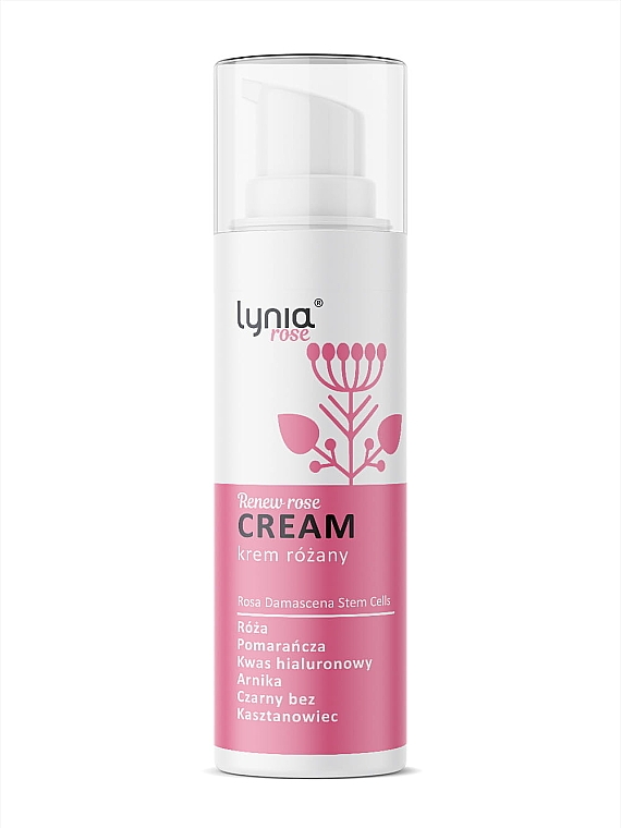 Różany krem do twarzy - Lynia Renew Rose Cream — Zdjęcie N1