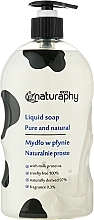 Kup Mydło w płynie do rąk z proteinami mleka - Bluxcosmetics Natural Eco Liquid Soap With Milk Proteins