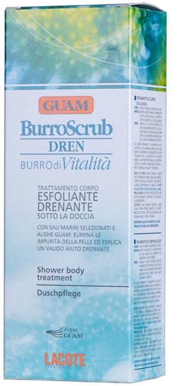 Olejek i peeling myjący 2 w 1 do ciała - Guam Burro Scrub Dren