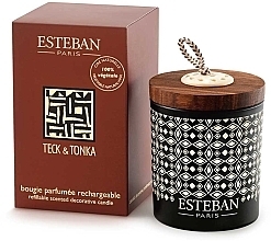 Kup Esteban Teck & Tonka - Perfumowana świeca dekoracyjna