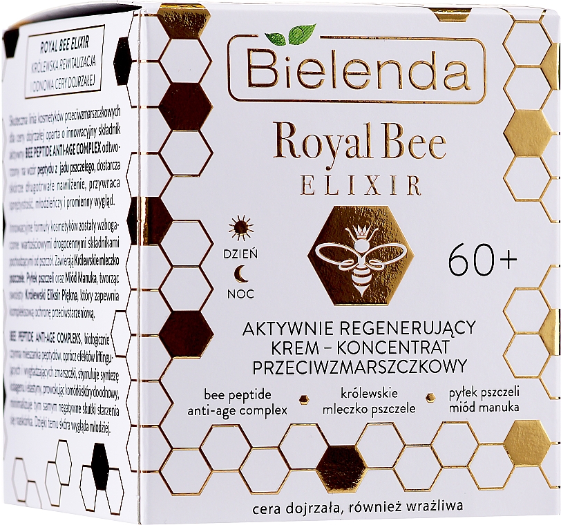 Aktywnie regenerujący krem-koncentrat przeciwzmarszczkowy - Bielenda Royal Bee Elixir Face Care