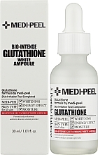 Rozjaśniające serum do twarzy w ampułkach z glutationem - MEDIPEEL Bio-Intense Gluthione 600 White Ampoule — Zdjęcie N2