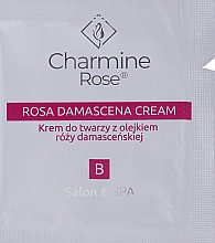 Krem do twarzy z olejkiem z róży damasceńskiej - Charmine Rose Rosa Damascena Cream (próbka) — Zdjęcie N1