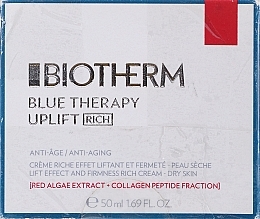 PRZECENA! Ujędrniający krem ​​liftingujący - Biotherm Blue Therapy Red Algae Uplift Rich * — Zdjęcie N1