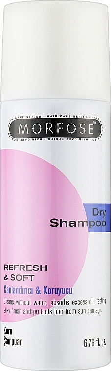 Suchy szampon chroniący kolor włosów - Morfose Refresh & Soft Dry Shampoo — Zdjęcie N1