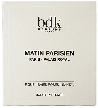 Świeca zapachowa w szkle - BDK Parfums Matin Parisien Scented Candle — Zdjęcie N1