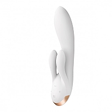 Kup Wibrator królik, biały - Satisfyer Double Flex Connect App White