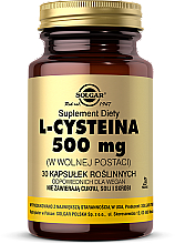 Kup L-Cysteina w kapsułkach, 500 mg - Solgar L-Cysteine