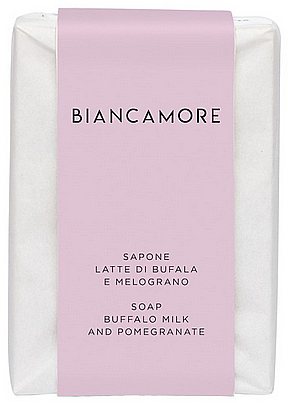 Mydło - Biancamore Soap Buffalo Milk And Pomegranate — Zdjęcie N1