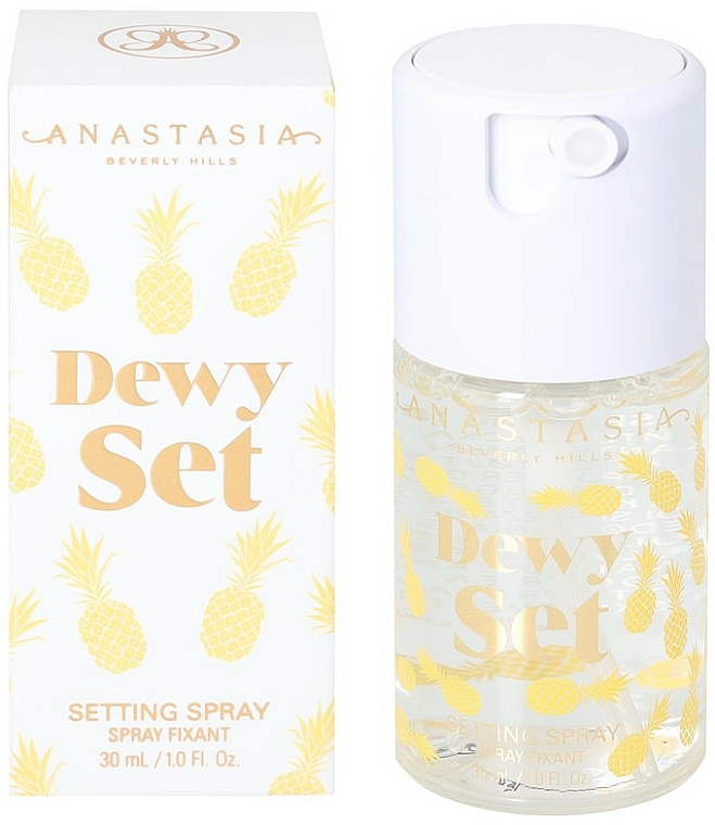 Utrwalacz makijażu w sprayu Ananas - Anastasia Beverly Hills Mini Dewy Set Pineapple — Zdjęcie N2