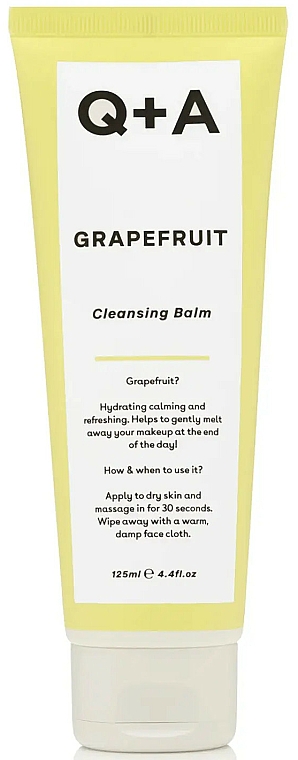Balsam oczyszczający do twarzy - Q+A Grapefruit Cleanser