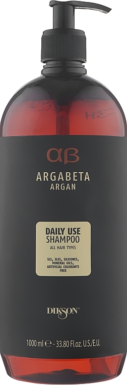 Arganowy szampon do wszystkich rodzajów włosów do codziennego stosowania - Dikson Argabeta Argan Daily Use Shampoo — Zdjęcie N4