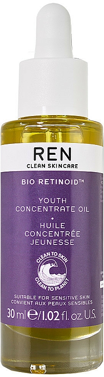 Olejek-koncentrat młodości do twarzy - Ren Bio Retinoid Youth Concentrate Oil — Zdjęcie N1