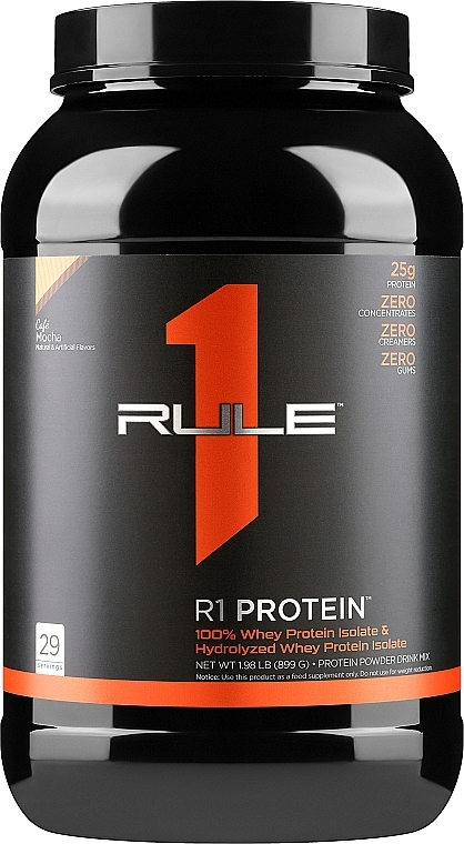 Białko serwatkowe - Rule One Protein Cafe Mocha — Zdjęcie N1