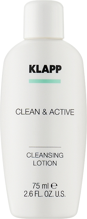 Oczyszczająca emulsja do twarzy - Klapp Clean & Active Cleansing Lotion